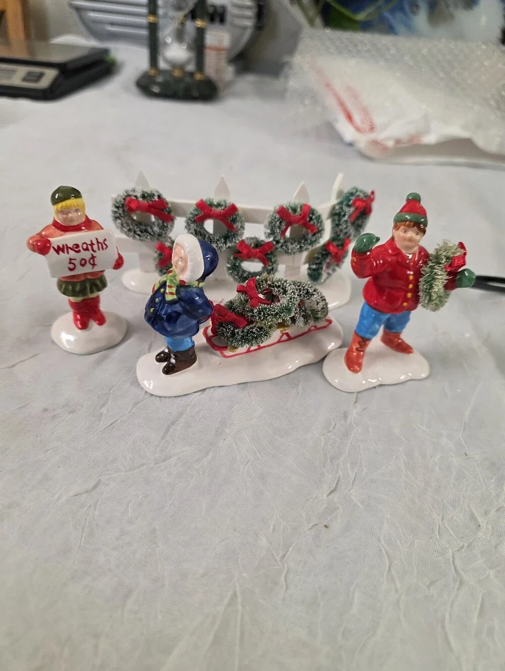 Wreaths For SaleOriginal Snow Village No Box